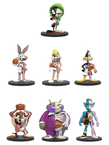 Рандомная фигурка Blind Box Mighty Jaxx Freeny's Hidden Dissectibles: Space Jam Slam Dunk