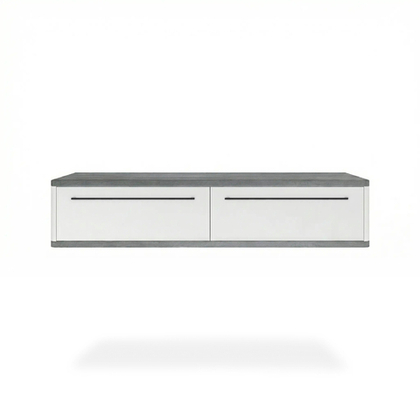 Подвесной туалетный столик консоль Royal 5210 эко (Металл Бруклин-р.черная)