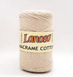 Пряжа Macrame Cotton, 250г, 250м, 85%хлопок, 15%полиэстер (цена за 1 шт)