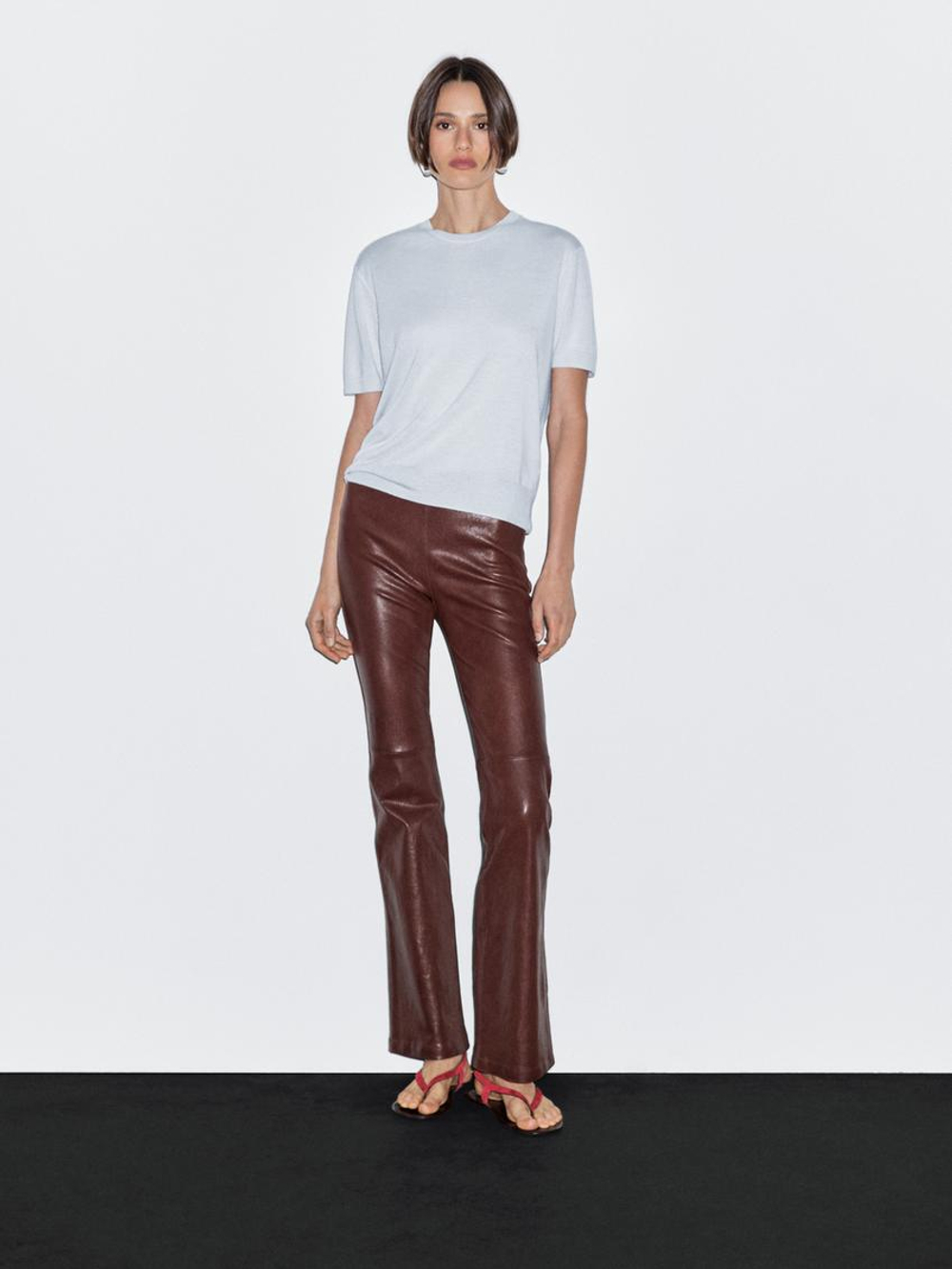 Massimo Dutti Свитер из смесовой шерсти, небесно-голубой