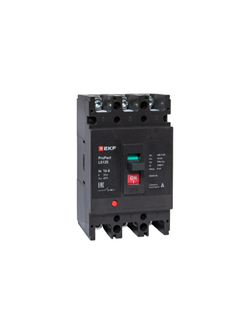 Выключатель автоматический 3п 16А 18кА LS125 ProPact EKF mccb-125-18-3-16-ls