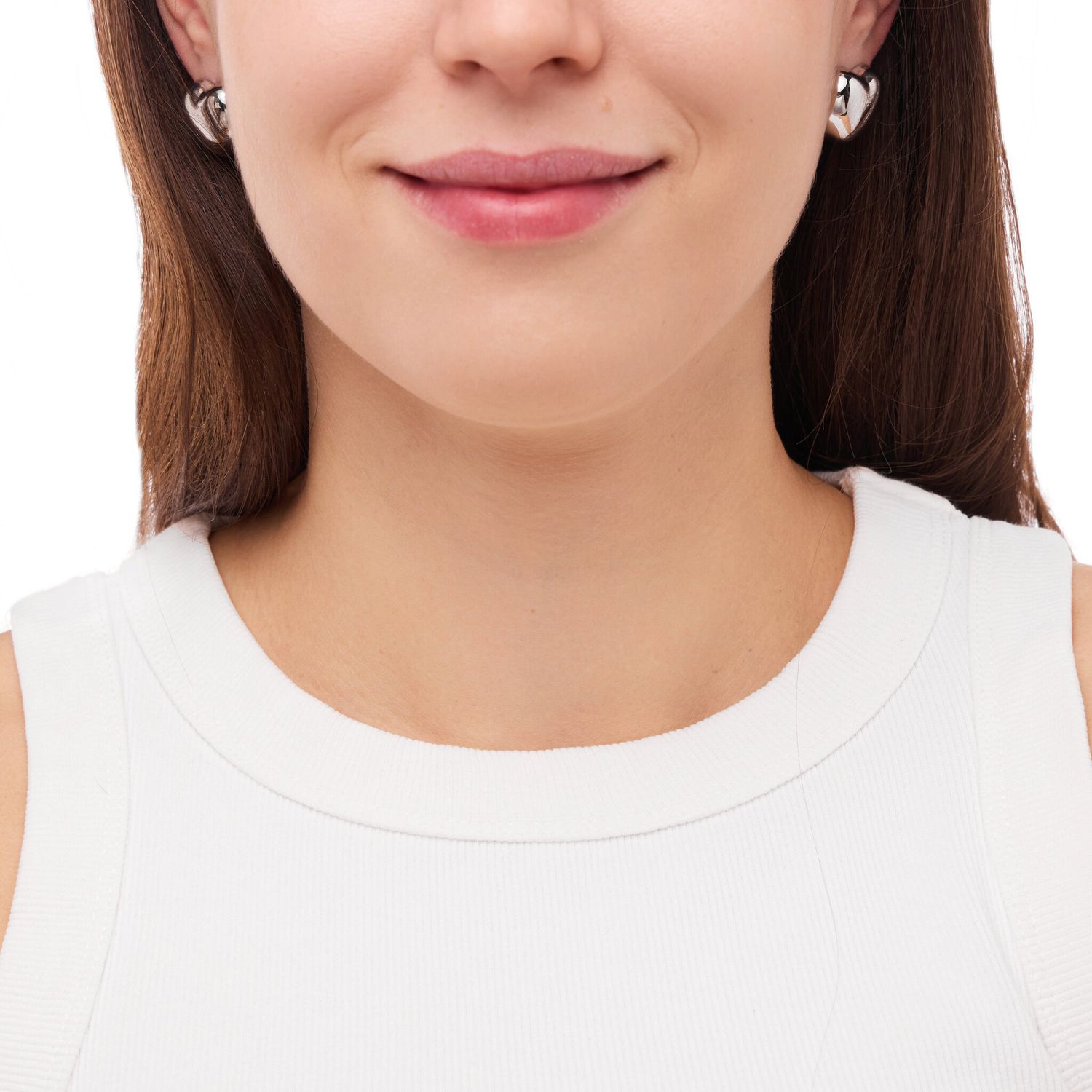 Серьги Plain Silver Earings – Heart