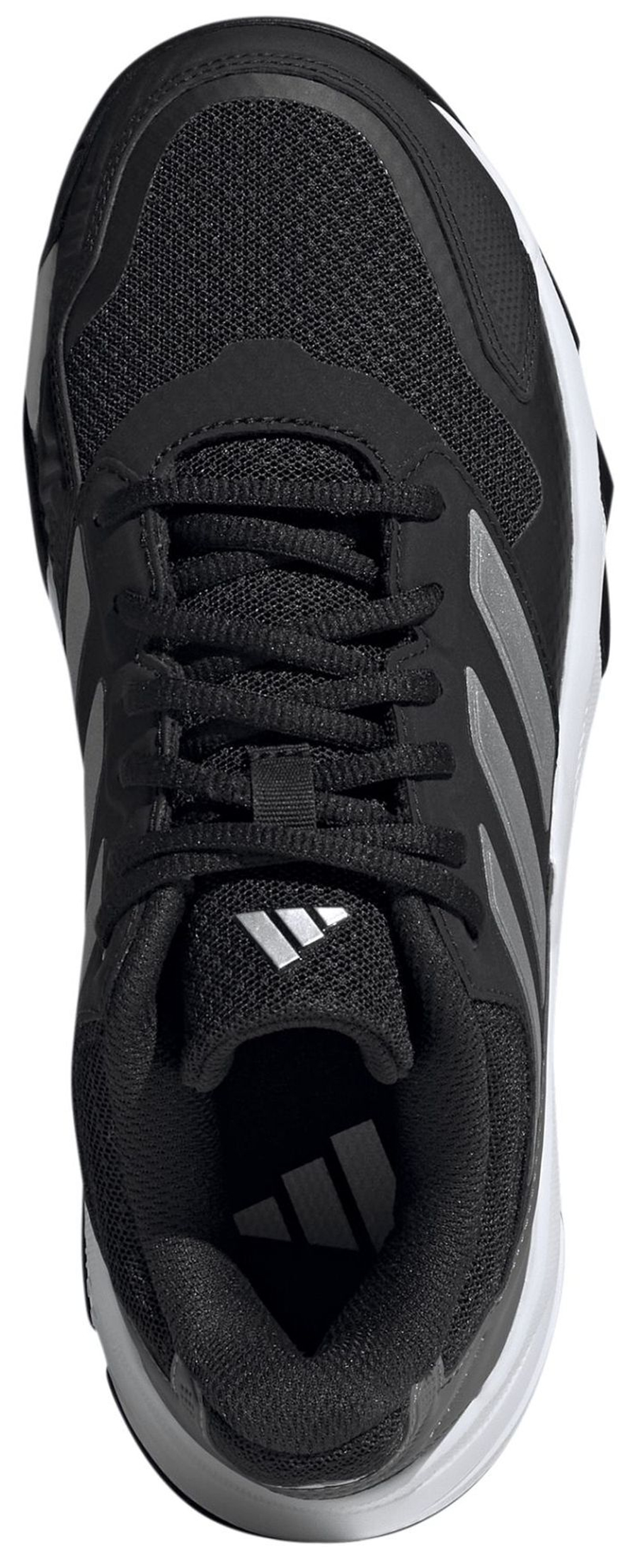 Женские теннисные кроссовки Adidas CourtJam Control 3 W - core black/silver metallic/grey four