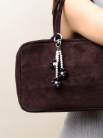 Брелок Flowers с аметистом Silver