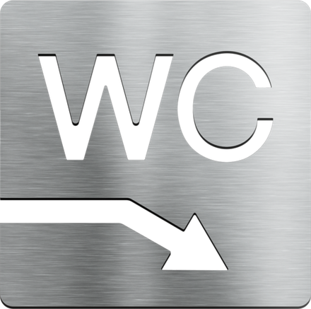 Туалет, WC, направо/вниз