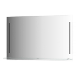 Зеркало Evoform с полочкой 120 см с 2-мя встроенными LED-светильниками 11 W 120x75 см