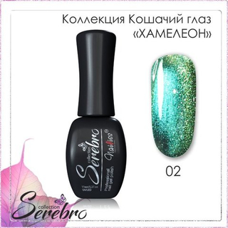 Гель-лак Хамелеон  "Serebro" №02, 11 мл