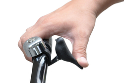 Звонок велосипедный Bird, черный Qualy