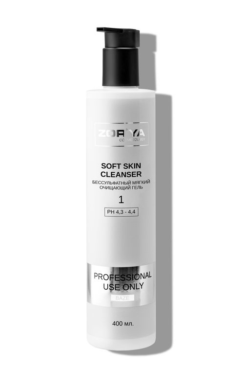 Бессульфатный мягкий очищающий гель SOFT SKIN CLEANSER, 400мл