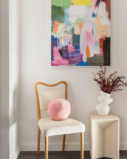 Бежевый приставной столик “Кносс”