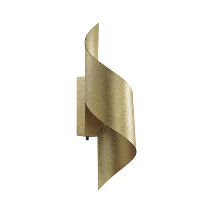 7099/6WL HIGHTECH ODL25 443 Настенный светильник gold ice crack металл/акрил IP20 LED 6W 3000K/4000K тумблер на корпусе 220-240V BOCCOLO