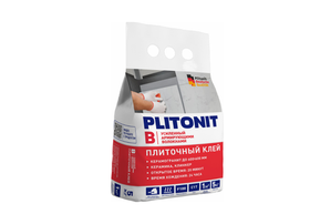Клей для плитки усиленный Plitonit В для наруж, внутр работ 5 кг