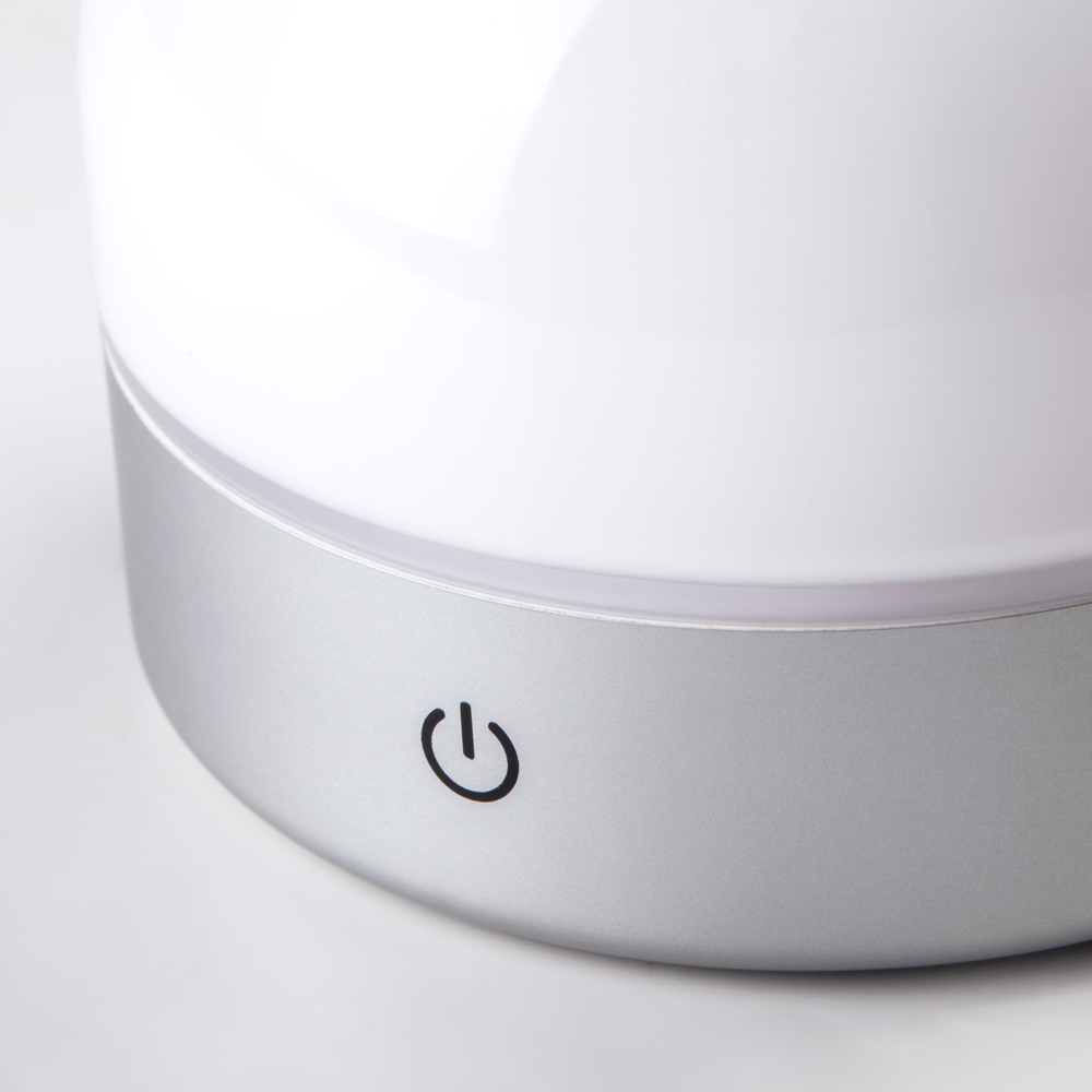 745945 Настольная лампа ALFA LED 3W 300LM АЛЮМИНИЙ/БЕЛЫЙ 3000K