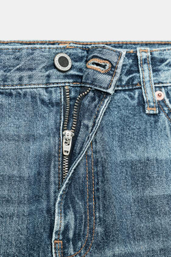 ZARA ДЖИНСЫ BOOTCUT СО СРЕДНЕЙ ПОСАДКОЙ — ZW COLLECTION, ВЫЦВЕТШИЙ СИНИЙ