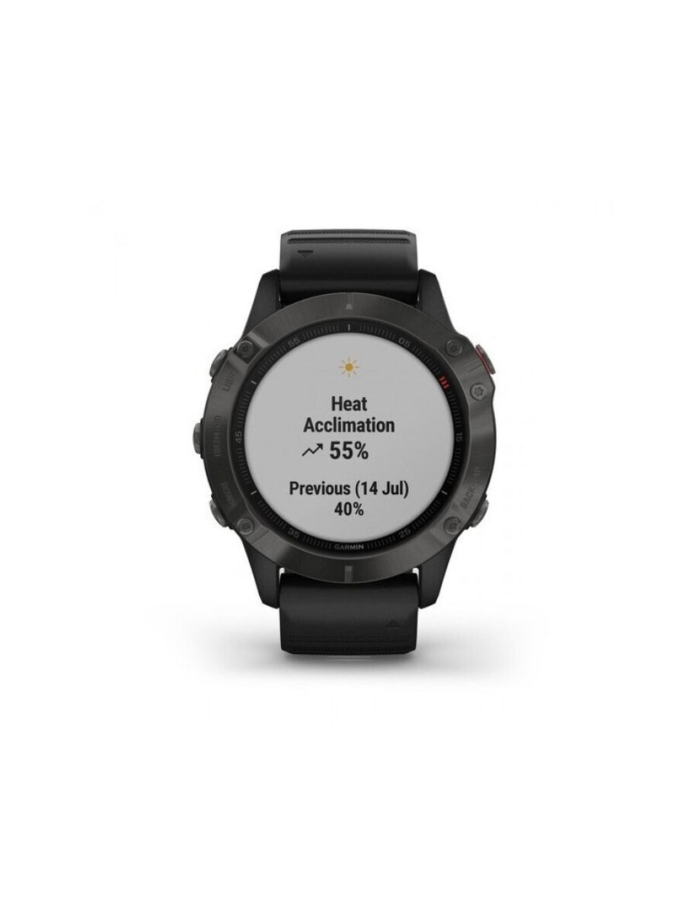 Fenix 6 Sapphire серые с черным ремешком