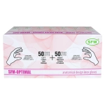 Перчатки латексные хирургические нестерильные неопудренные анатомические SFM 534484 размер L