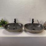 Раковина из речного камня ПАРА! RS-63831 56*44*15 2шт 0127