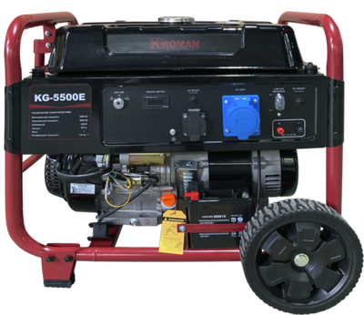 Генератор бензиновый KOMAN  KG-5500E - [5 кВт / 220V]