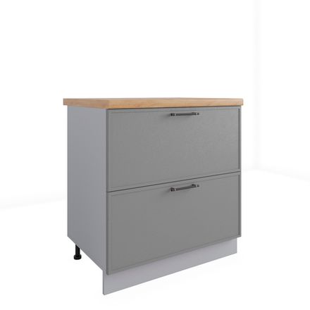 Кухня Модуль СКБ 800 Марта Графит Скин