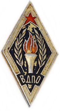 Значок "ВДПО", СССР, булавка