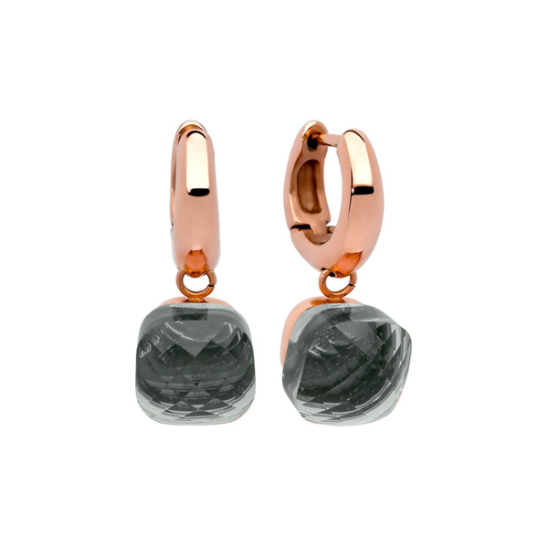 Серьги Qudo Firenze smoke 300194 BW/RG