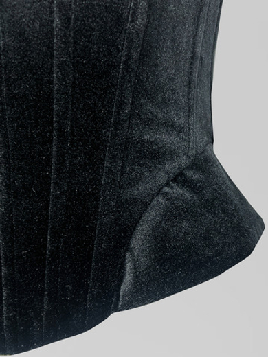 Корсет Agdali Brand однотонный бархатный