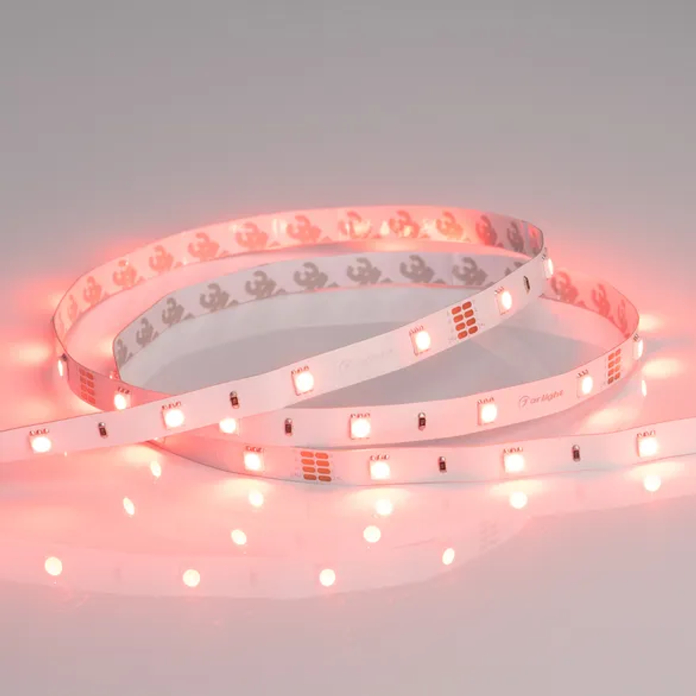 Светодиодная лента RT-B30-10mm 24V RGB (7.2 W/m, IP20, 5060, 5m) (Arlight, Открытый) 022066(2)