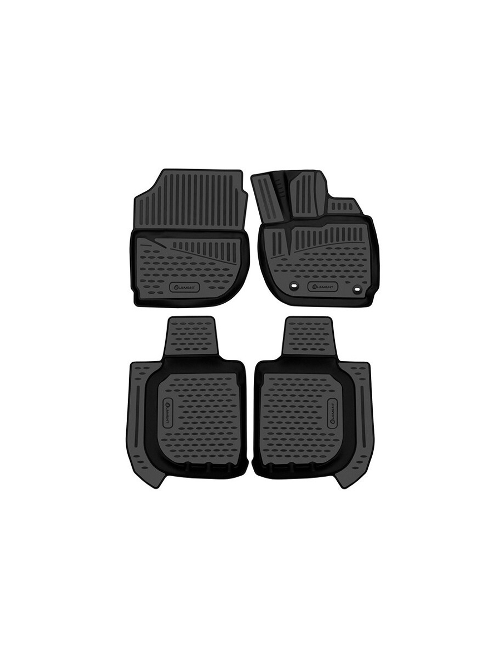Коврики в салон для HONDA Vezel (I) 2013-2021, правый руль, 4шт. (полиуретан) ELEMENT3DA0N100210K