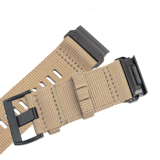Ремешок QuickFit 26 мм для Garmin (циферблат 51мм) нейлоновый тактический (Койот)