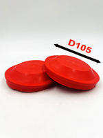 Заглушка фары красная D105 мм ВАЗ 2170 Приора комплект 2 шт