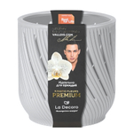 Кашпо "Fleurs" для орхидей (1,3л) Цв. Серый жемчуг