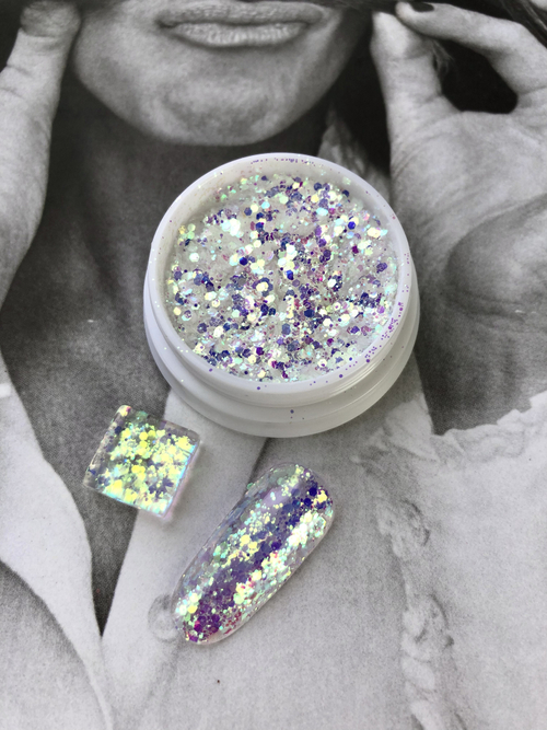 IBDI Глиттер РАДУГА MIX 02