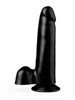 Фаллоимитатор LOVETOY на присоске, чёрный, 16,5 см