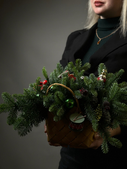 Хвоя в корзине «Волшебство в корзине»