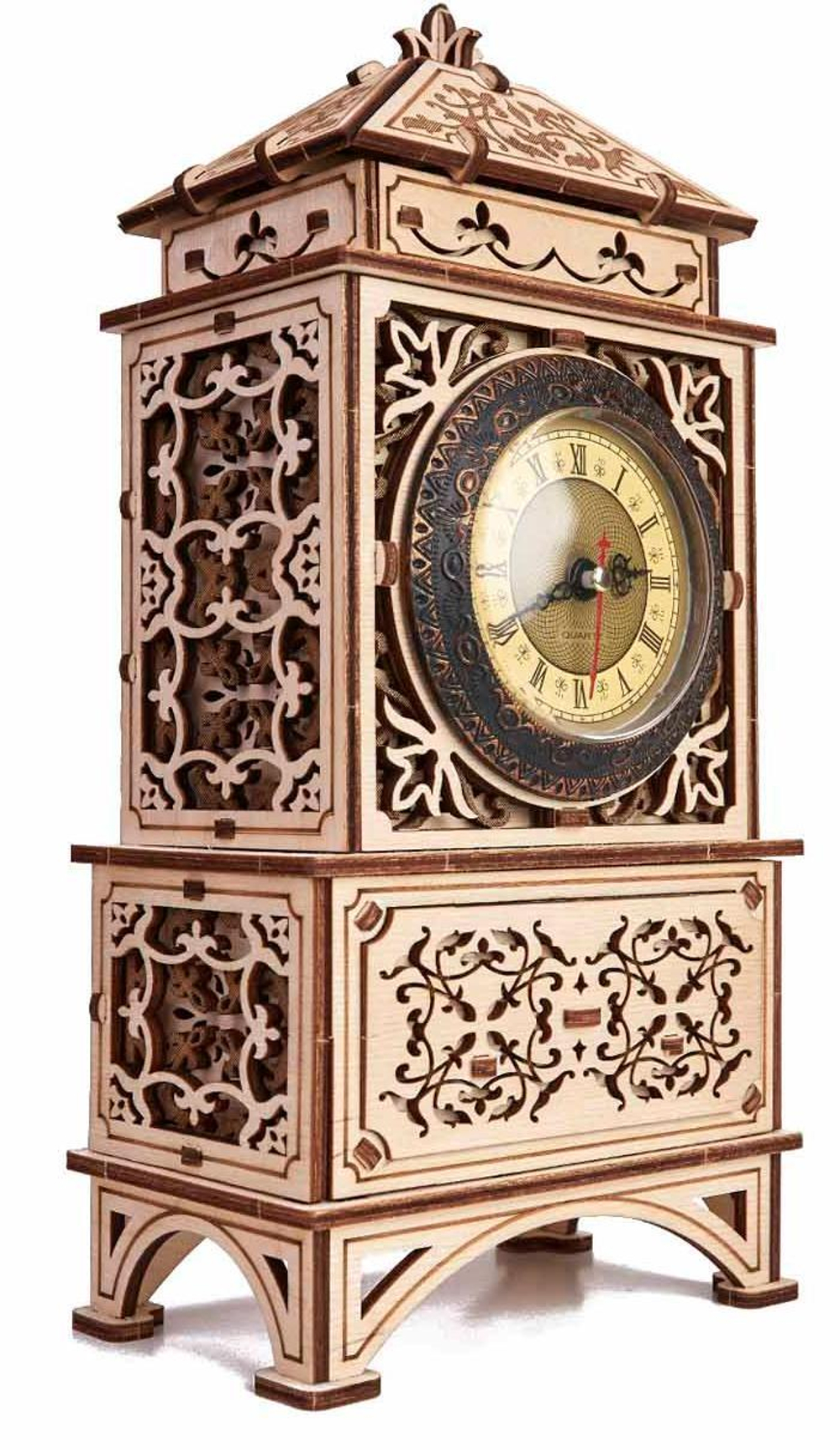 Механическая сборная модель Wood Trick Классические часы