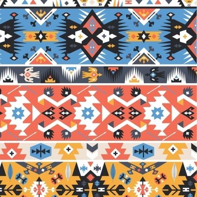 Tribal navajo seamless pattern