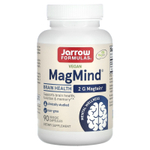 Jarrow Formulas, MagMind® для веганов, добавка для здоровья мозга, 90 растительных капсул (48 мг в 1 капсуле)