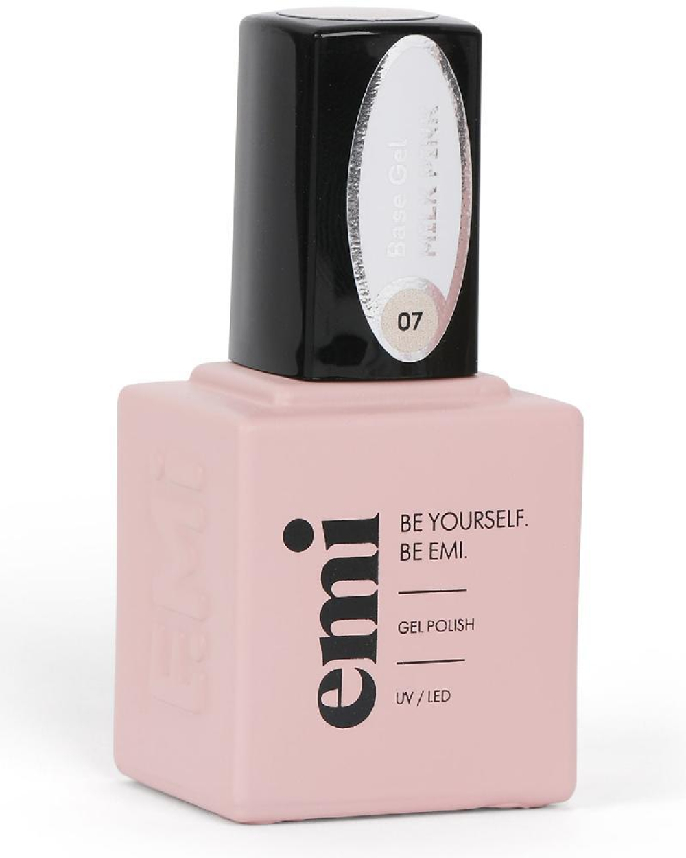 E.MiLac Base Gel Молочный розовый №07, 9 мл.