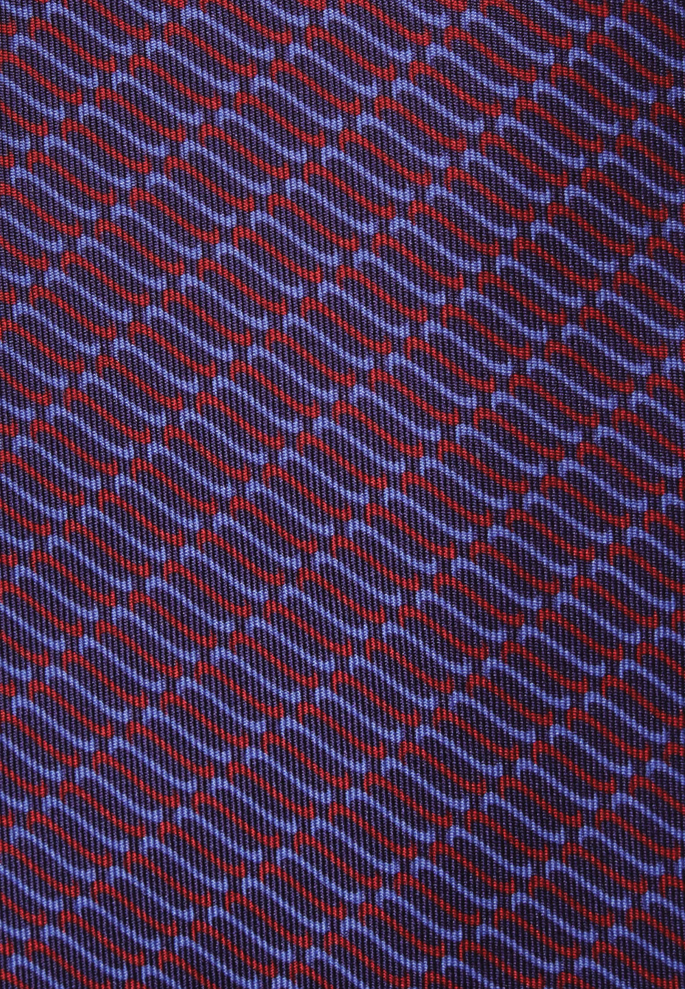 Галстук OVAL VIOLET RED