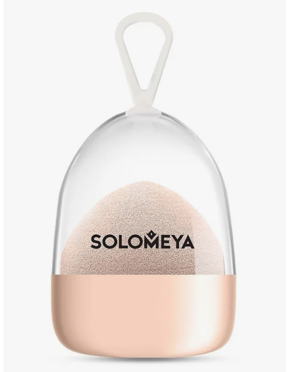 [Solomeya] Супер мягкий косметический спонж для макияжа ПЕРСИКОВЫЙ Super Soft Blending Sponge, 1шт