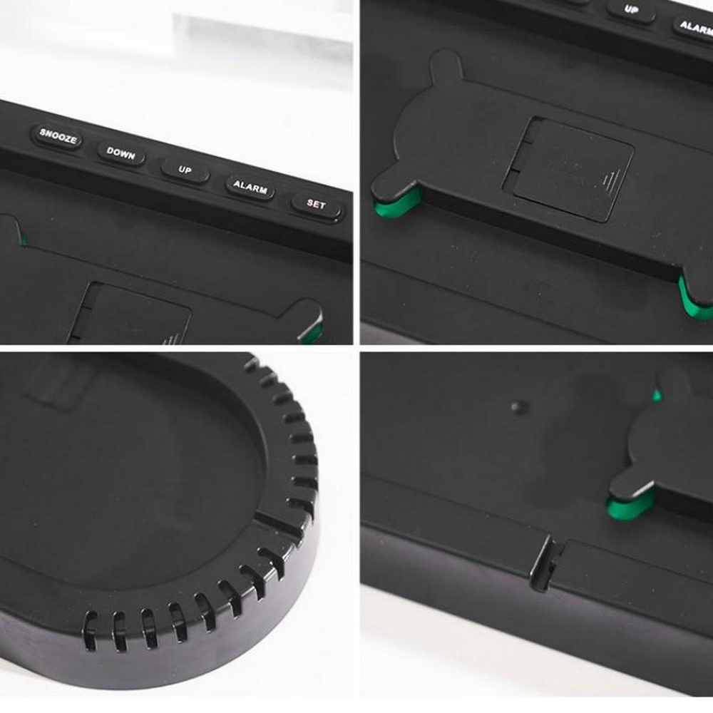 Часы настенные LED MIRROR GH8021 White&Purple