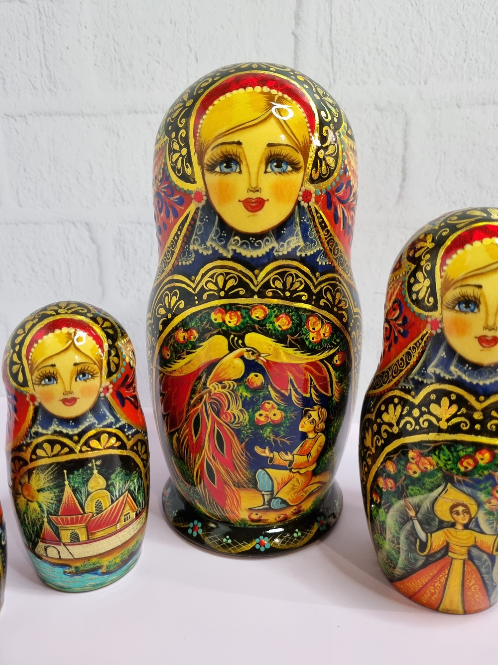 Матрешка 18см "Жар-птица" 5 мест