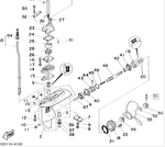 Шплинт винта Yamaha 3-5 л.с.