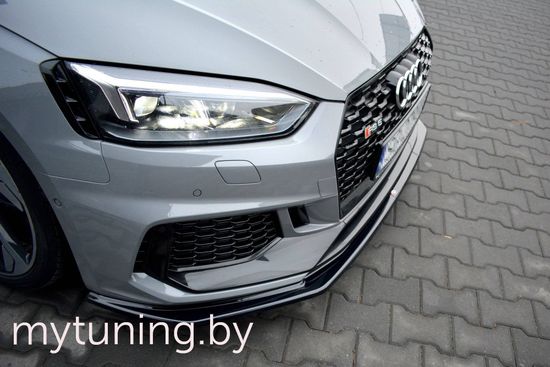Сплиттер бампера переднего для AUDI RS5 B9 (17-...)