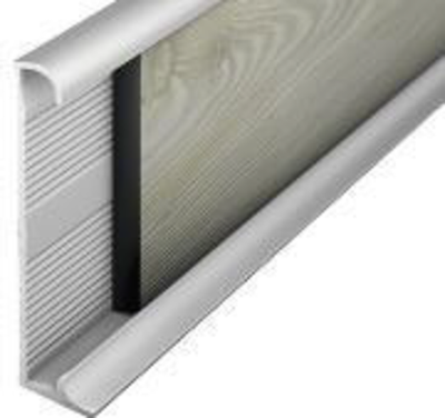 Плинтус из алюминия анодированного для ковролина и линолеума 5-7 мм Euroline ВАР 60