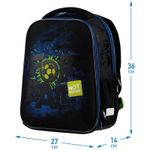 Ранец Berlingo Expert Mini Football 36х27х14см, 2 отд., анатомическая спинка, с мешком д/обуви