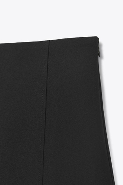 ZARA МИНИ-ЮБКА С ВЫСОКОЙ ПОСАДКОЙ, ЧЕРНЫЙ