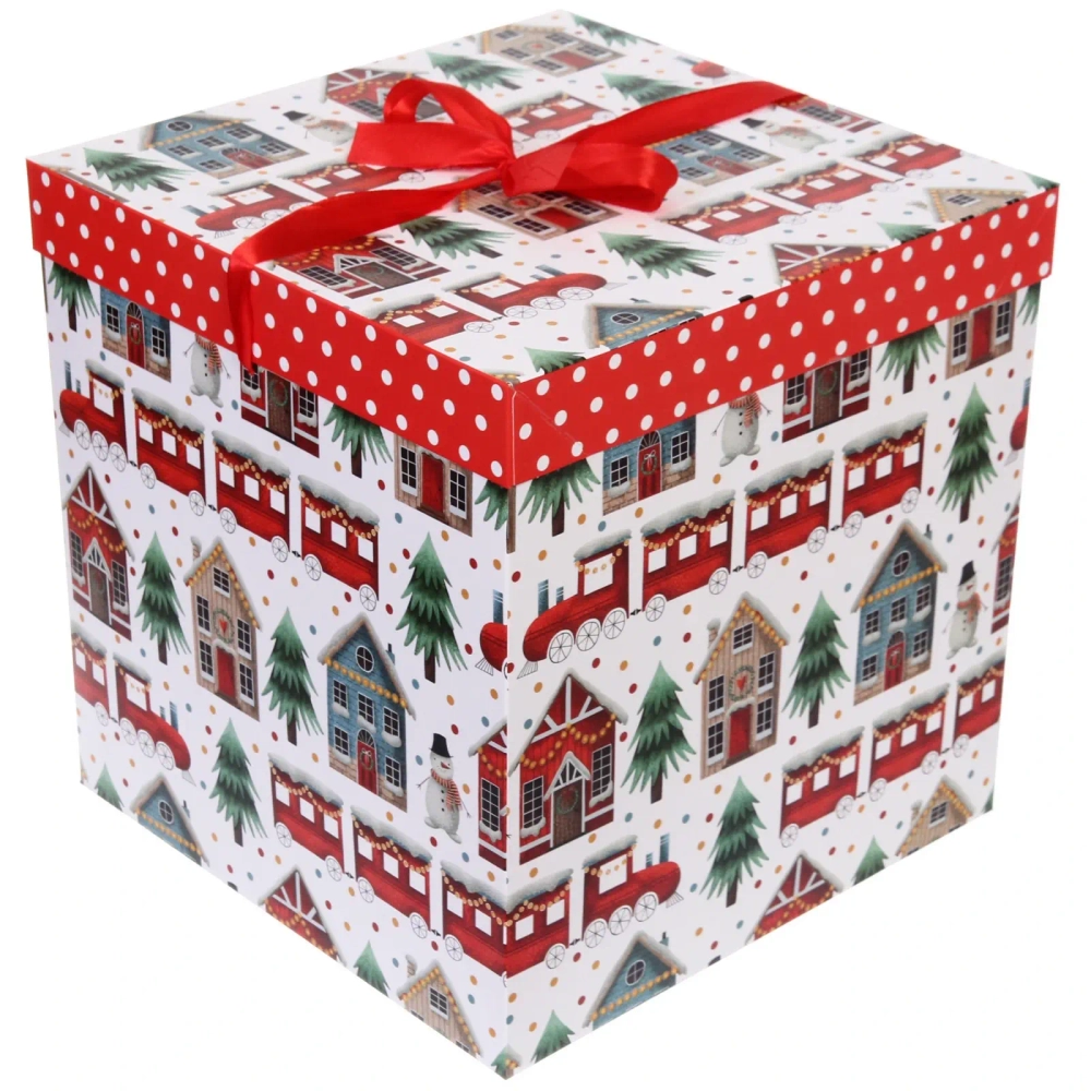 Коробка подарочная «Тайна» 30*30*30 см, Red