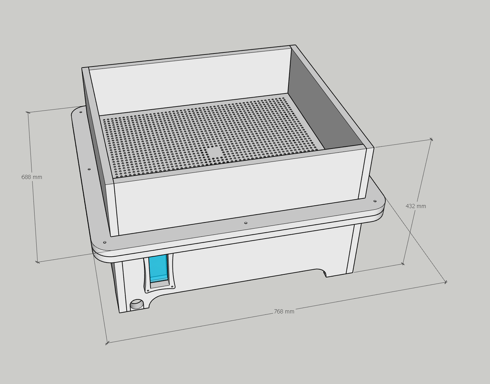 Вакуумный нутч-фильтр из полипропилена 50 л НФР