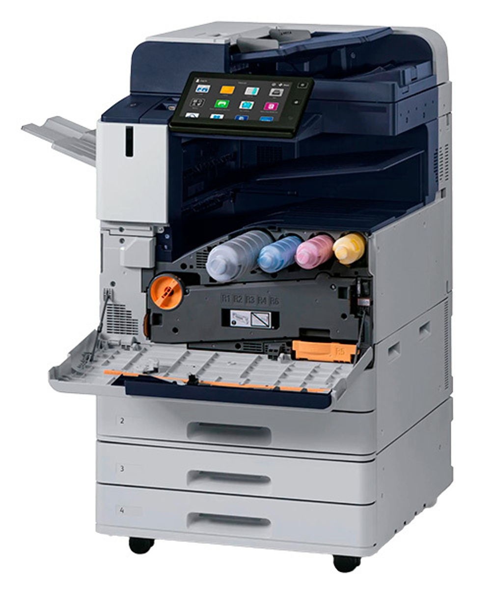 МФУ XEROX AltaLink C8135, А3, 35стр/мин, с 4 лотками (C8101V, картриджи в комплекте), цветной